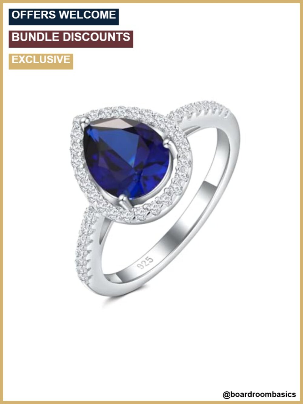 Sterling Silver 14K Gold Plated Cubic Zirconia Halo Engagement Ring